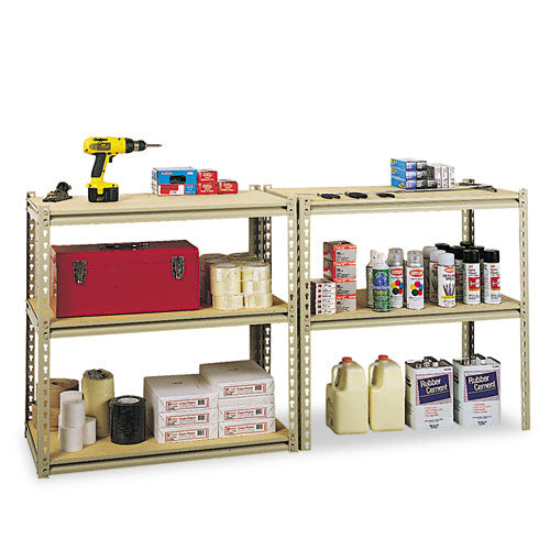 Image of Tennsco Stur-D-Stor Shelving, Five-Shelf, 36.5w x 18.5d x 72h, Sand