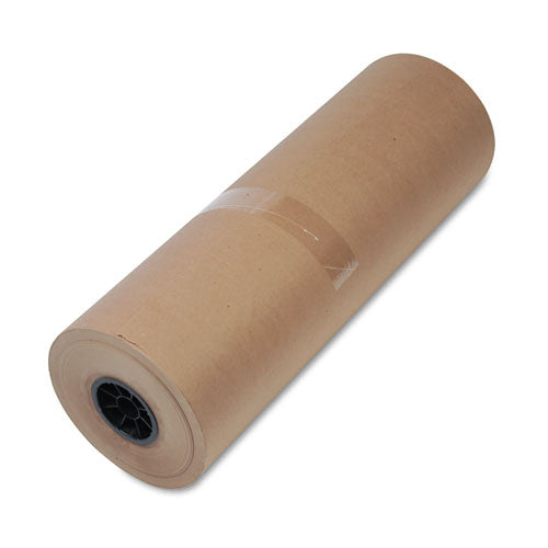 Image of Universal® High-Volume Heavyweight Wrapping Paper Roll, 50 lb Wrapping Weight Stock, 24" x 720 ft, Brown