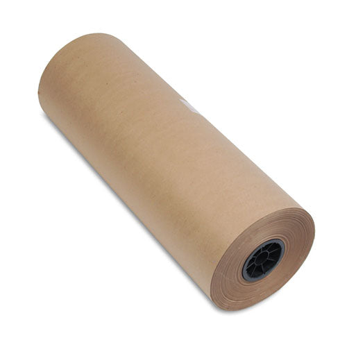 Image of Universal® High-Volume Heavyweight Wrapping Paper Roll, 50 lb Wrapping Weight Stock, 24" x 720 ft, Brown