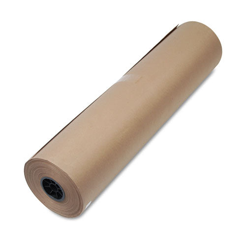 Image of Universal® High-Volume Heavyweight Wrapping Paper Roll, 50 lb Wrapping Weight Stock, 36" x 720 ft, Brown