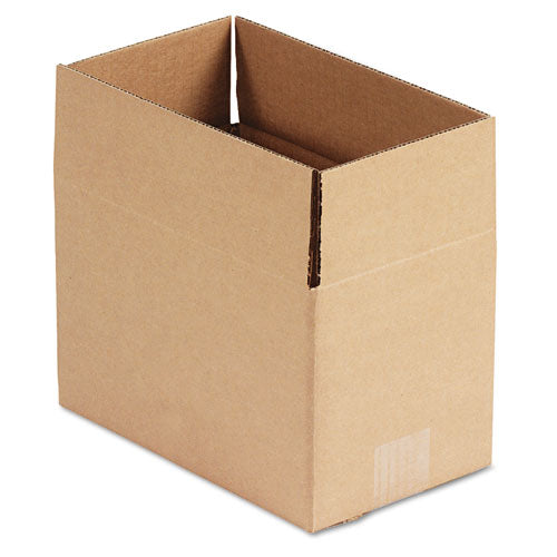 Image of Universal® Fixed-Depth Corrugated Shipping Boxes, Regular Slotted Container (RSC), 6" x 10" x 6", Brown Kraft, 25/Bundle