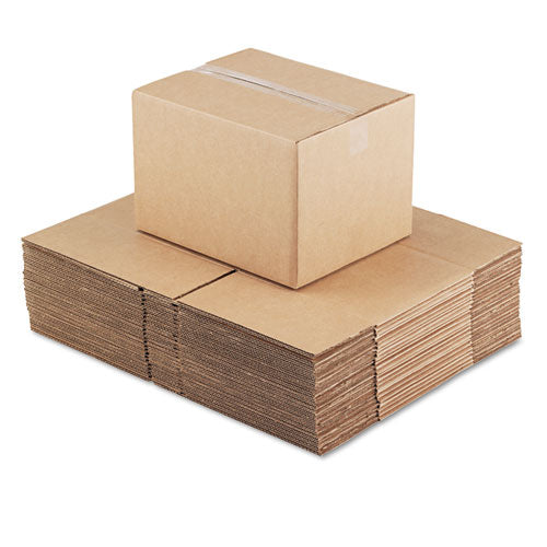 Image of Universal® Fixed-Depth Corrugated Shipping Boxes, Regular Slotted Container (RSC), 12" x 15" x 10", Brown Kraft, 25/Bundle