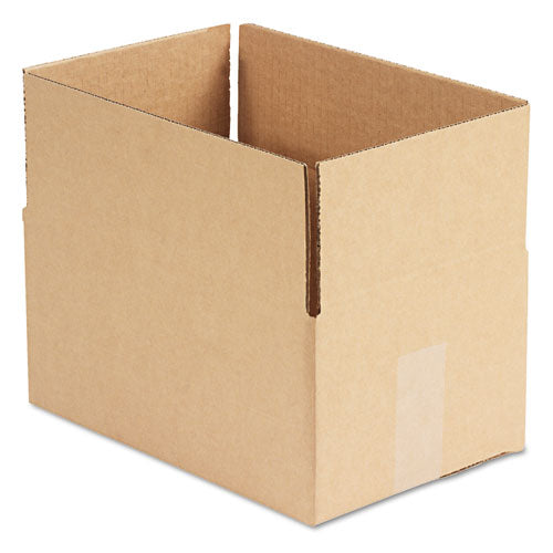 Image of Universal® Fixed-Depth Corrugated Shipping Boxes, Regular Slotted Container (RSC), 8" x 12" x 6", Brown Kraft, 25/Bundle