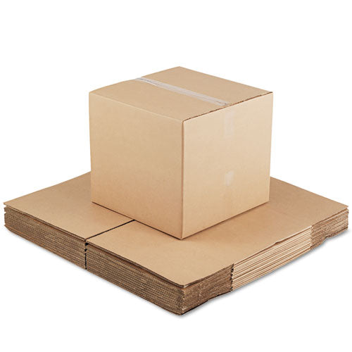Image of Universal® Fixed-Depth Corrugated Shipping Boxes, Regular Slotted Container (RSC), 18" x 18" x 16", Brown Kraft, 15/Bundle