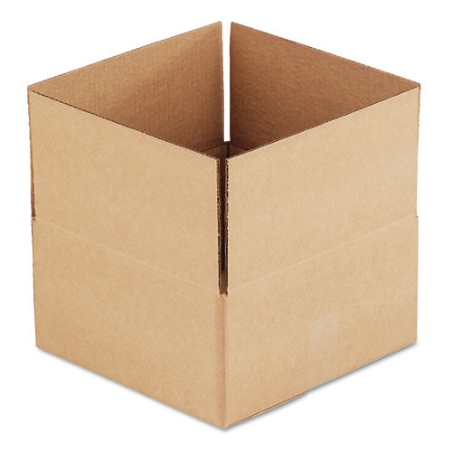 Image of Universal® Fixed-Depth Corrugated Shipping Boxes, Regular Slotted Container (RSC), 12" x 12" x 6", Brown Kraft, 25/Bundle
