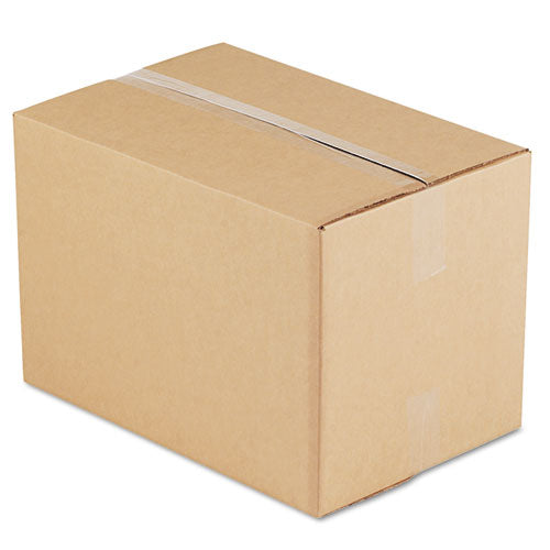 Image of Universal® Fixed-Depth Corrugated Shipping Boxes, Regular Slotted Container (RSC), 12" x 18" x 12", Brown Kraft, 25/Bundle