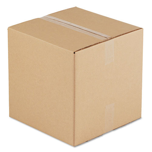 Image of Universal® Cubed Fixed-Depth Corrugated Shipping Boxes, Regular Slotted Container (RSC), 14" x 14" x 14", Brown Kraft, 25/Bundle