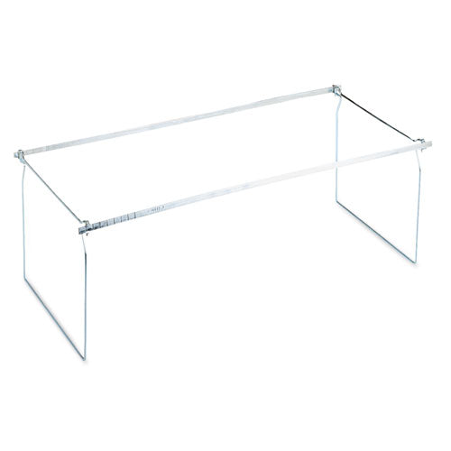 Image of Universal® Screw-Together Hanging Folder Frame, Letter Size, 23" To 26.77" Long, Silver