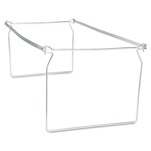 Image of Universal® Screw-Together Hanging Folder Frame, Letter Size, 23" To 26.77" Long, Silver