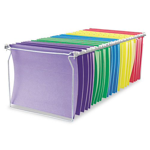 Image of Universal® Screw-Together Hanging Folder Frame, Letter Size, 23" To 26.77" Long, Silver