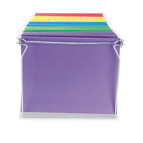 Image of Universal® Screw-Together Hanging Folder Frame, Letter Size, 23" To 26.77" Long, Silver