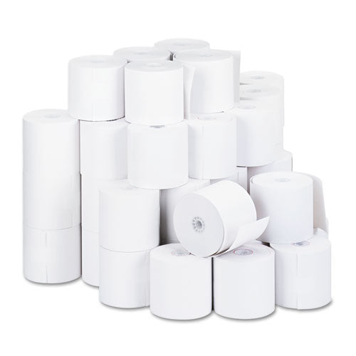 Image of Universal® Impact And Inkjet Print Bond Paper Rolls, 0.5" Core, 2.75" X 190 Ft, White, 50/carton