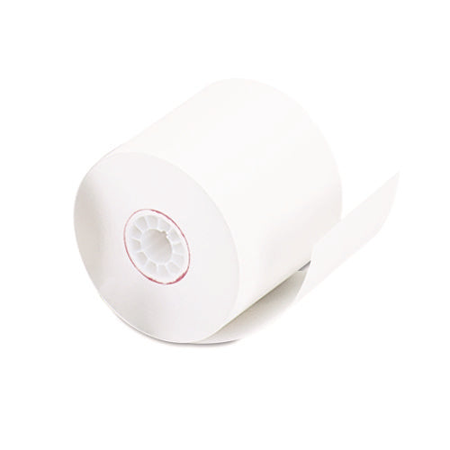 Image of Universal® Impact and Inkjet Print Bond Paper Rolls, 0.5" Core, 2.25" x 128 ft, White