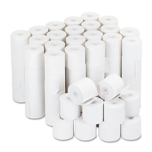 Image of Universal® Impact And Inkjet Print Bond Paper Rolls, 0.5" Core, 2.25" X 126 Ft, White, 100/carton