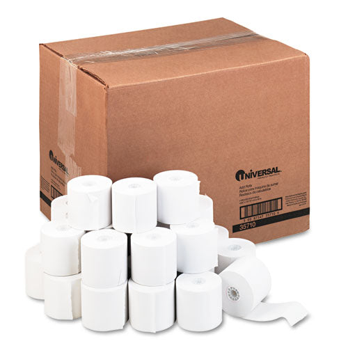 Image of Universal® Impact And Inkjet Print Bond Paper Rolls, 0.5" Core, 2.25" X 150 Ft, White, 100/carton