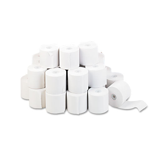 Image of Universal® Impact And Inkjet Print Bond Paper Rolls, 0.5" Core, 2.25" X 150 Ft, White, 100/carton