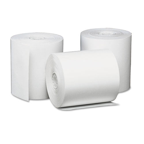 Image of Universal® Direct Thermal Printing Paper Rolls, 3.13" X 230 Ft, White, 50/carton