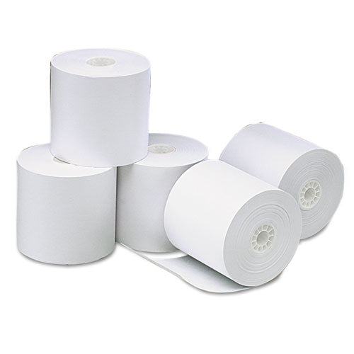 Image of Universal® Direct Thermal Printing Paper Rolls, 3.13" X 273 Ft, White, 50/carton