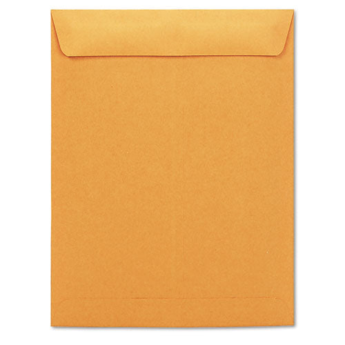 Image of Universal® Catalog Envelope, #13 1/2, Square Flap, Gummed Closure, 10 X 13, Brown Kraft, 250/box