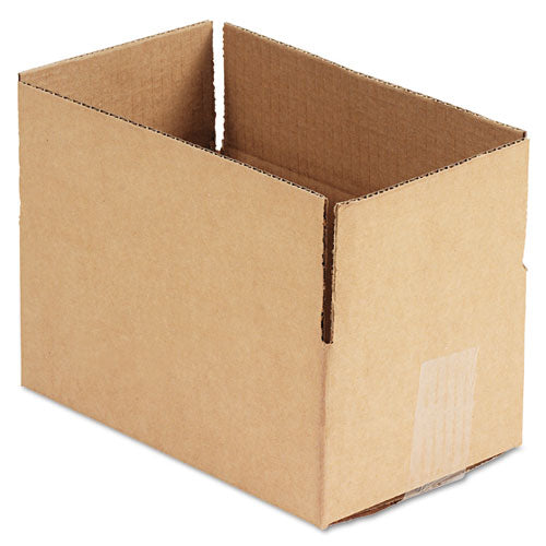 Image of Universal® Fixed-Depth Corrugated Shipping Boxes, Regular Slotted Container (RSC), 6" x 10" x 4", Brown Kraft, 25/Bundle