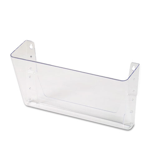Image of Universal® Wall Files, Letter Size, 13" x 4" x 7", Clear