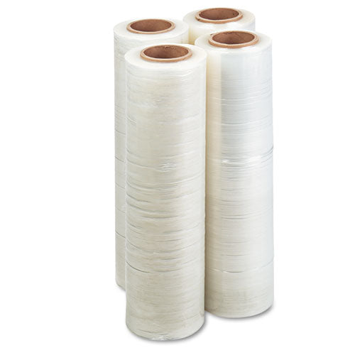Image of Universal® High-Performance Handwrap Film, 18" x 1,500 ft, 12 mic (47-Gauge), Clear, 4/Carton