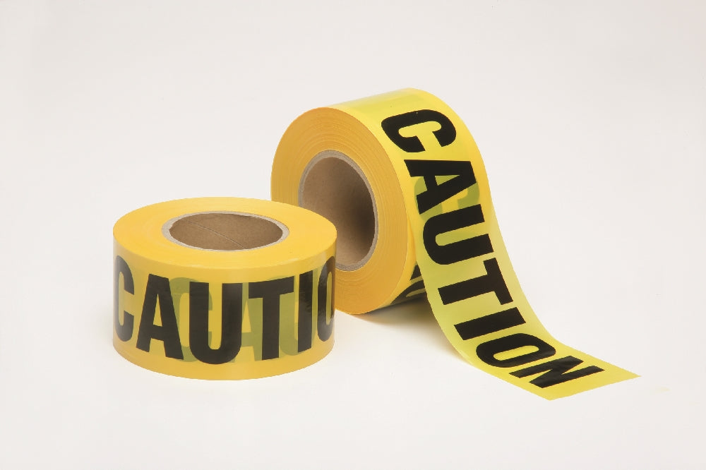 Image of Barricade Tape, Caution, Economy Grade, 2mil thick, Yellow