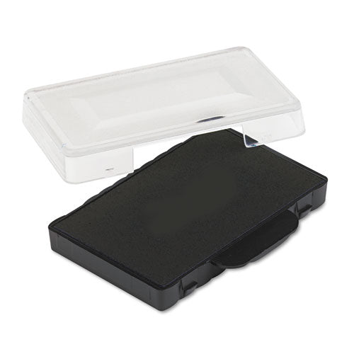 Image of Trodat® T5460 Professional Replacement Ink Pad for Trodat Custom Self-Inking Stamps, 1.38" x 2.38", Blue/Red