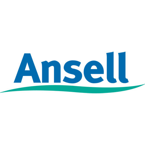 Image of Ansell Microflex Midknight Powder-Free Nitrile Gloves, 4.7 Mil Palm, 5.9 Mil Fingers, 2x-Large, Black, 100/box