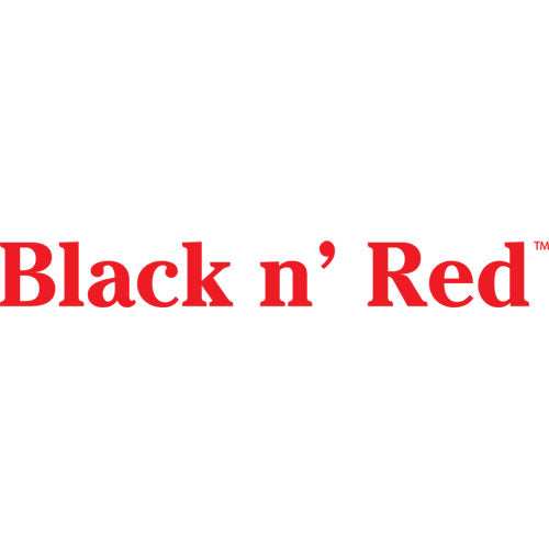 Image of Black n' Red Flexible Cover Casebound Notebooks, SCRIBZEE Compatible, 1-Subject, Wide/Legal Rule, Black/Red Cover, (71) 8.25 x 5.75 Sheets