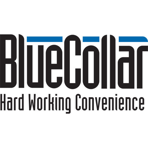 Image of BlueCollar Drawstring Trash Bags, Drawstring, 13 gal, 24" x 28", White, 40 Bags/Roll, 2 Rolls/Box