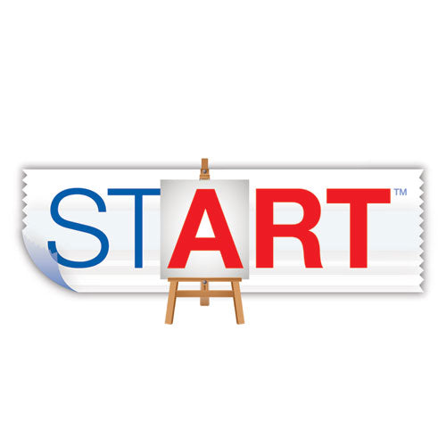 Image of Creative Start® Peel-and-Stick Letters, Numbers and Symbols, 1" Tall, Black Characters, White Background, 256 Pieces
