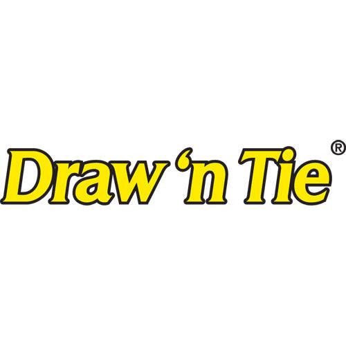 Image of Draw 'n Tie® Heavy-Duty Trash Bags, Drawstring, 33 gal, 1.2 mil, 33.5" x 38", Black, 25 Bags/Roll, 6 Rolls/Box