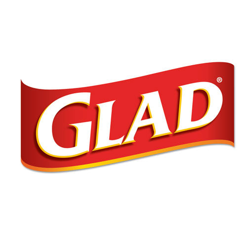 Image of Glad® Tall Kitchen Drawstring Trash Bags with LeakGuard, 13 gal, Unscented, 23.47" x 25.38", White, 120/Box