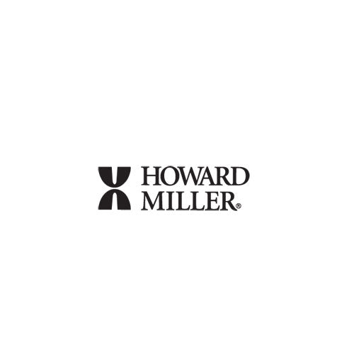 Image of Howard Miller® Chronicle Wall Clock with LCD Inset, 14" Overall Diameter, Gray Case, 2 AA (sold separately)
