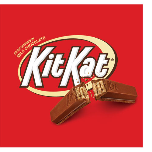 Image of Kit Kat® Snack Size, Crisp Wafers In Milk Chocolate, 20.1 Oz Bag