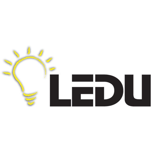 Image of Ledu® Low-Profile Under-Cabinet LED-Tube Light Fixture with (1) 9 W LED Tube, Steel Housing, 18.25" x 4" x 1.75", White
