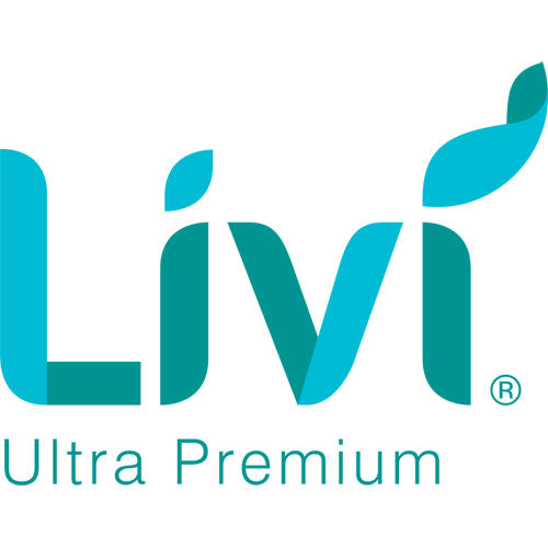 Image of Livi® Ultra Premium Kitchen Roll Towel, 2-Ply, 5" x 11", White, 6 Rolls/Pack, 4 Packs/Carton