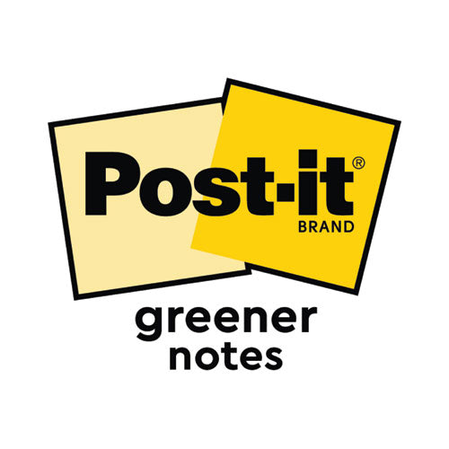 Image of Post-it® Greener Notes Original Recycled Note Pads, 3" x 5", Sweet Sprinkles Collection Colors, 100 Sheets/Pad, 5 Pads/Pack