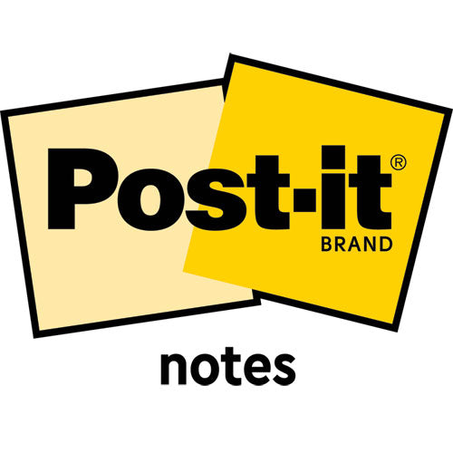 Image of Post-it® Notes Original Pads in Canary Yellow, Note Ruled, 3" x 3", 100 Sheets/Pad, 6 Pads/Pack