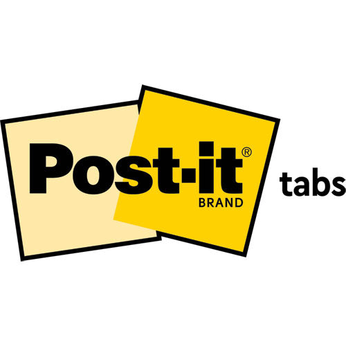 Image of Post-it® Tabs Lined Tabs, 1/5-Cut, White, 2" Wide, 50/Pack