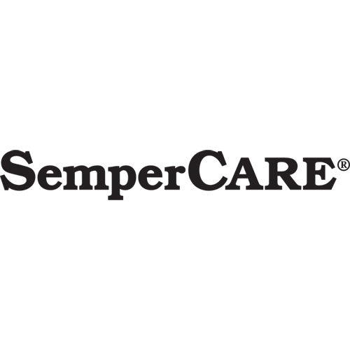 Image of SemperCare® Latex Examination Gloves, Cream, Small, 100/Box, 10 Boxes/Carton