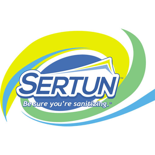 Image of Sertun Color-Changing Rechargeable Sanitizer Towels, 1-Ply, 13.5 x 18, Unscented, Yellow/White/Blue, 150/Carton