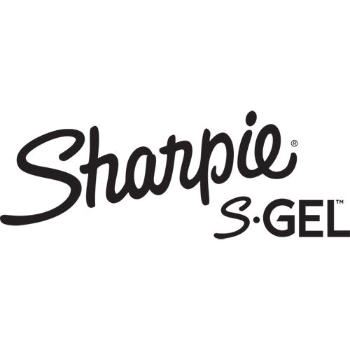 Image of Sharpie® S-Gel S-GEL HIGH-PERFORMANCE GEL PEN, RETRACTABLE, MEDIUM 0.7 MM, BLACK INK, BLACK BARREL, 36/PACK