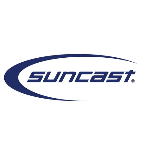 Image of Suncast® Steel Core Snow Pusher with Wear Strip, 24" Wide, 57.55" Long, 6/Carton