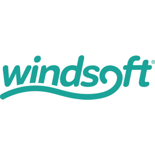 Image of Windsoft® Center-Flow Perforated Paper Towel Roll, 7.3 x 15, White, 6 Rolls/Carton